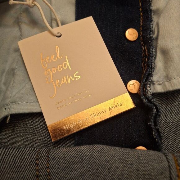 LC Lauren Conrad High Rise Skinny Ankle Jeans NWT - Picture 7 of 8